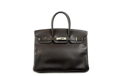 Hermès Birkin-Bag, 28 cm „Dunkelbraun“