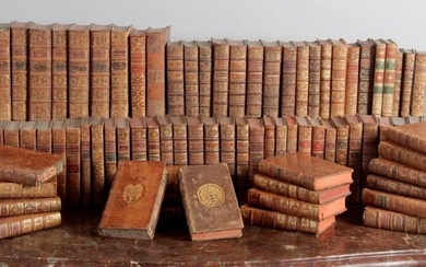 IMPORTANT LOT OF ANCIENT XVIII and XX century BINDINGS, literature and science and history and religion.