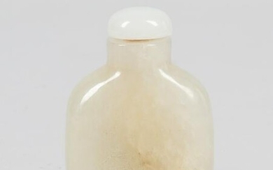 Important Chinese White Jade Snuff Bottle