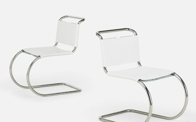 In the manner of Ludwig Mies van der Rohe, Chairs, pair
