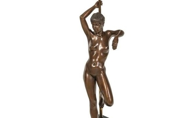 Isidore Margulies 1921-2008 Bronze Nude Sculpture