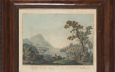 JOHANN HEINRICH TROLL - A View of the Lake of Lauwatz = Vue du Lac de Lauwatz. London 1803