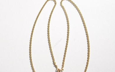JUMPER CHAIN in 18k yellow gold with articulated...