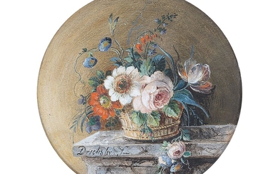 Johann Baptist Drechsler Liechtental/aujourd'hui Vienne 1756 - 1811 Vienne, attribué "Bouquet de fleurs Aquarelle sur...