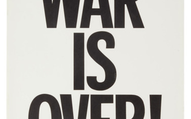 John Lennon And Yoko Ono "War Is Over" Promotional Poster