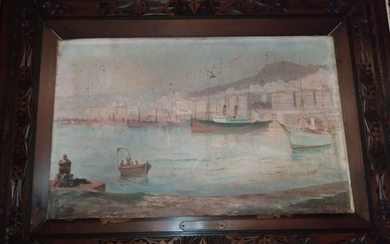 José ORTEGA (Actif au XX ème siècle) Le port...
