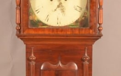 Joseph Stromier English Tall Case Clock.
