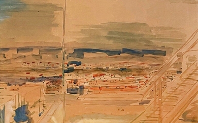 Joseph Zaritzky , 1891-1985, Roofs of Tel-Aviv