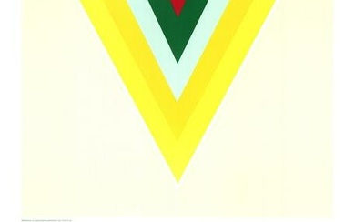 Kenneth Noland - Echo - 1978 Offset Lithograph 34" x 24"