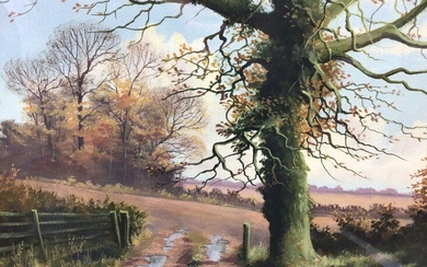 Kevin Curtis (1958-2009) watercolour, December Day, Foxall, together with an H A Stanley watercolour