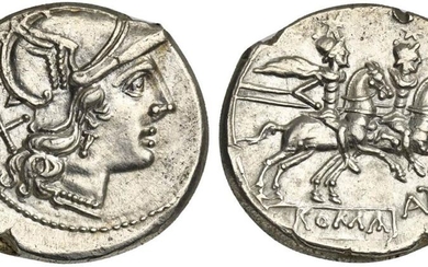L. Autronius, Denarius, Rome, ca. 189-180 BC; AR (g 3,83;...