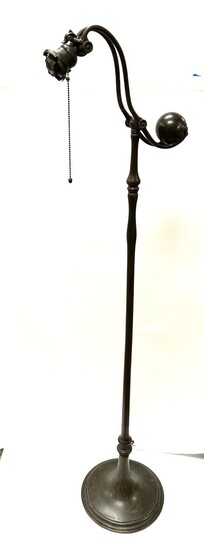 L. C. Tiffany bronze floor lamp