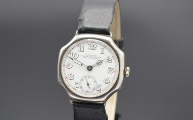 LONGINES early wristwatch in silver