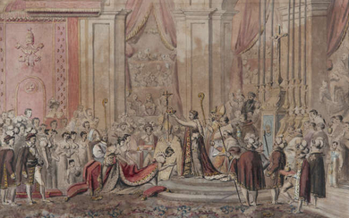 LUCIUS GAHAGAN (1773-1855) Coronation of Bonaparte after the...