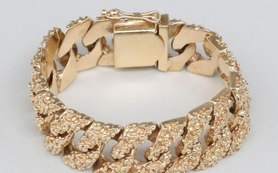 Ladies yellow 14k gold bracelet