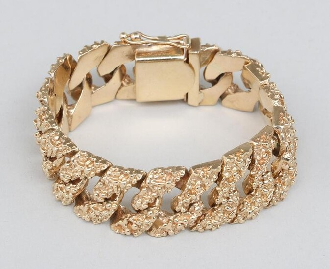 Ladies yellow 14k gold bracelet