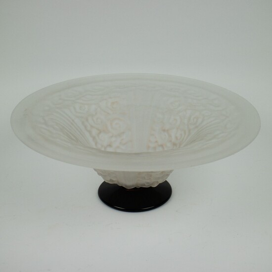 Le verre Français Schneider Art Deco bowl
