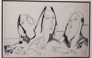 Léopold SURVAGE (1879-1968) Les trois femmes... - Lot 26 - De Baecque et Associés