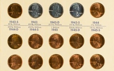 Lincoln Cent UNC Collection 1941-1960