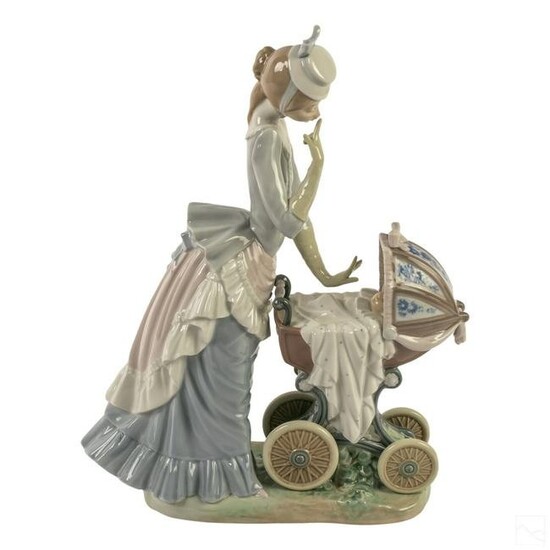 Lladro Porcelain Babys Outing Group Figurine #4938