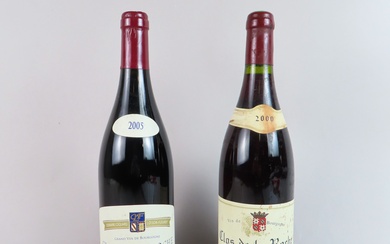 Lot de 2 bouteilles: - 1 B. Domaine Coquard Loison Fleurot, Clos de la Roche,...