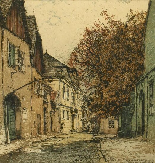 Luigi Kasimir, 'Kahlemberger Strasse, September 1817'