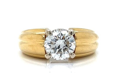MAYORS 18K Yellow Gold GIA Certified 1.52 Ct. Diamond Ring