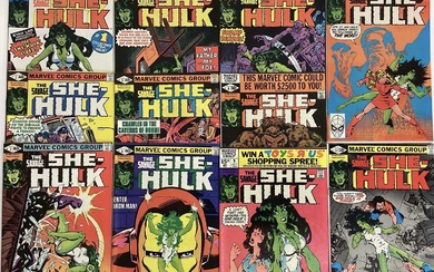 Marvel comics The Savage She-Hulk 1980. Issues 1 - 11, to include issue 1 the 1st appearance and origin. English and American price variants. (11)