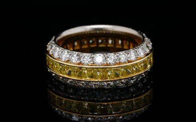 Michael Beaudry 6.00ctw Diamond Platinum/18K Ring
