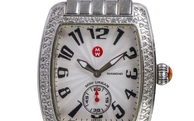 Michele Mini Urban Ladies Diamond Encrusted Watch