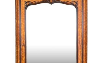 Napoleon III Style Mahogany Mirror Door Robe