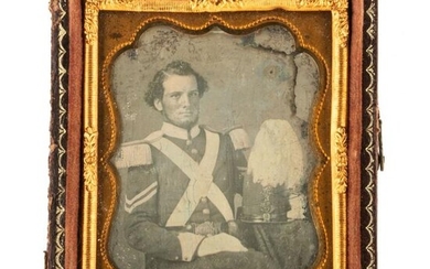 Ninth Plate Daguerreotype of a Militia Corporal with