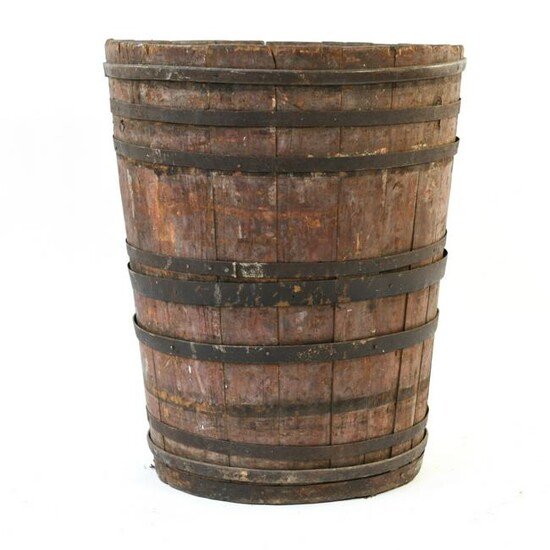 OVERSIZED 18TH/19TH C. COUNTRY BARREL