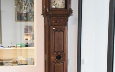 Oak sheath clock (ht 260cm)