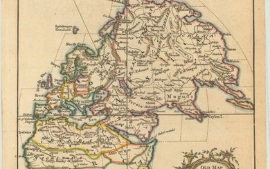 "Old Map of the Continent According to the Greatest Diametrical Length from the Point of East Tartary to the Cape of Good Hope", Gibson, John
