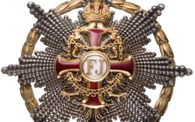 Order of Franz Joseph – a Breast Star 1st Class with war decoration