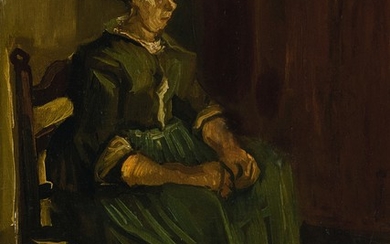 PEASANT WOMAN SEATED, Vincent van Gogh
