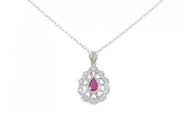 PT Ruby Necklace 0.21CT