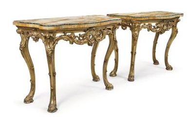 A Pair of Italian Console Tables
