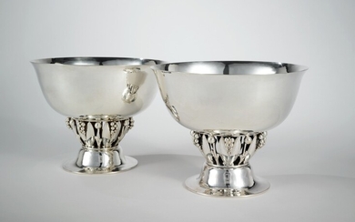 Pair of Bowls, Model No. 197A, Georg Jensen