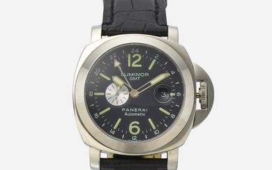 Panerai, 'Luminor GMT' stainless steel wristwatch, Ref. PAM00088