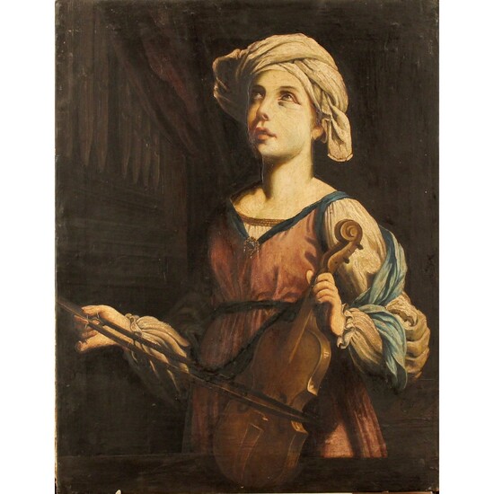SCUOLA ITALIANA DEL SECOLO XIX "Violinista" - 19th CENTURY ITALIAN SCHOOL "Violinist"
