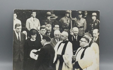 Photo of Jackie O & JFK at Eleanor Roosevelt
