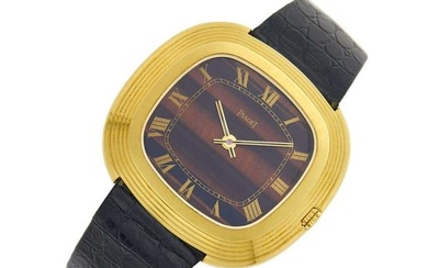 Piaget Gold and Tiger's Eye Wristwatch