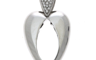 Piaget Heart Shape Diamond Pendant, 1996.