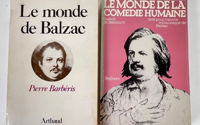 Pierre Barbéris, Le monde de Balzac. Paris, Arthaud, 1973. In-8, 604p. Broché bon exemplaire. On...