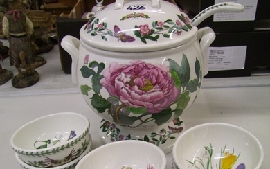 Portmeirion Botanical Garden pattern large soup tureen and l...