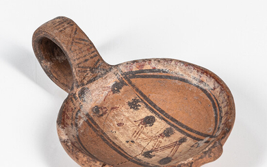 Pre-Columbian Pottery Oil Lamp