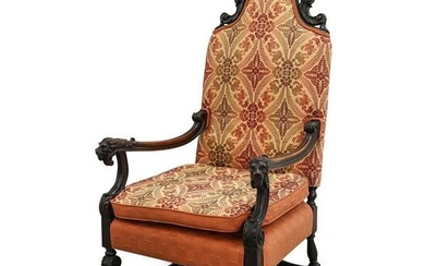 Renaissance Revival Carved Wooden Chair