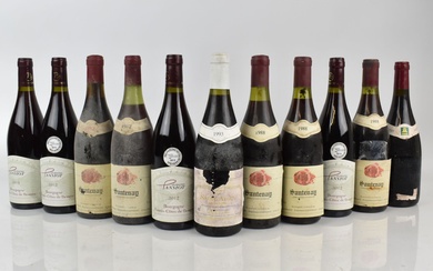 Réunion de 11 bouteilles de Bourgogne Rouge... - Lot 226 - Alexandre Landre Beaune